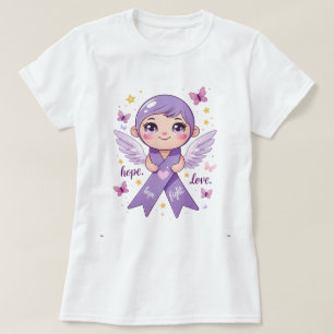 Hoop voor alvleesklierkankerbestrijders t-shirt