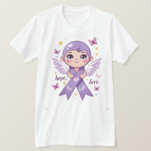 Hoop voor alvleesklierkankerbestrijders t-shirt