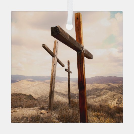 HOOP VOOR DE WERELDGlasversiering Glas Ornament (Achterkant)