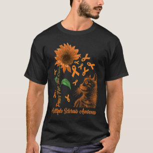 Hoop Voor Een Genezing Kat & Zonnebloem Multiple S T-shirt