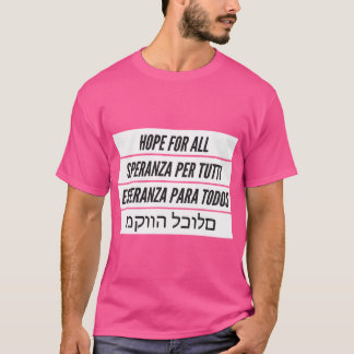 Hoop voor iedereen t-shirt