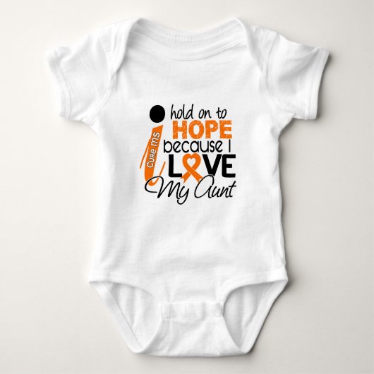 Hoop voor mijn tante Multiple Sclerosis MS Romper (Voorkant)
