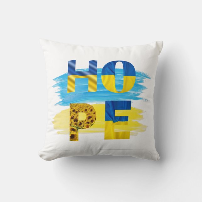 hoop voor Oekraïne Kussen (Voorkant)