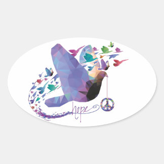 Hoop voor vrede - Sticker