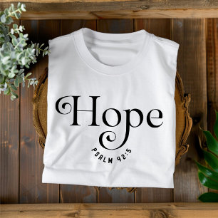 Hoop voor vrouwen en kinderen Christelijk T-shirt
