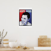 Hoop Won! - President Barack Obama van de Verenigd Poster (Keuken)