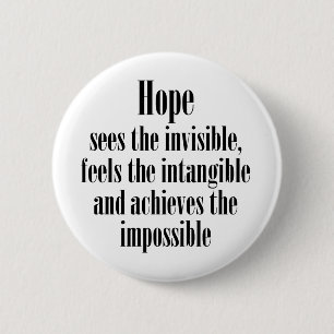 Hoop ziet het onzichtbare ronde button 5,7 cm