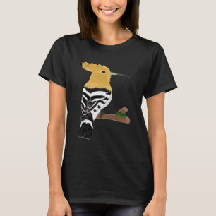 Hoope Bird Birdwatcher Animal Bioloog T-shirt