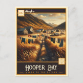 Hooper Bay, Alaska |  BRIEFKAART (Voorkant)