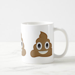 hoopje poep emoji koffiemok