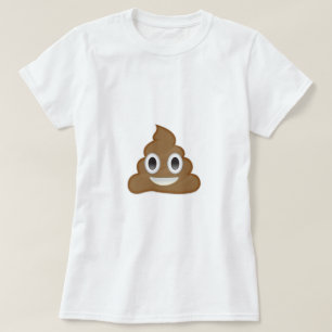 hoopje poep emoji t-shirt