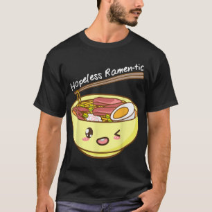 Hooploze Ramentic Kawaii Bowl van Ramen en Chopsti T-shirt