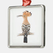 Hoopoe Bird Metalen Ornament (Links)