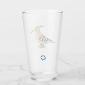 Hoopoe Glass Tumbler (Achterkant)