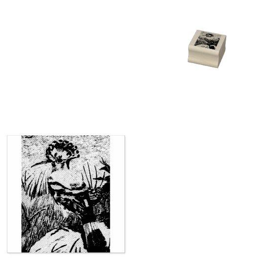 Hoopoe Rubberstempel (Gestempeld)