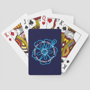 Ho'oponopono Gebed I LOVE JE SORRY VERGEEF Pokerkaarten