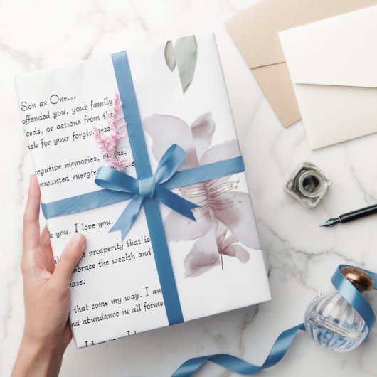 "Ho'oponopono Gebed inpakpapier (Geschenken)