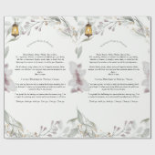 "Ho'oponopono Gebed inpakpapier (Vlak)