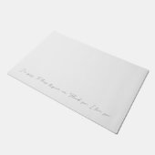 Hooponopono minimalistische dankbaarheid deurmat (Schuin)