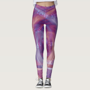 Ho'oponopono Paarse roke Leggings