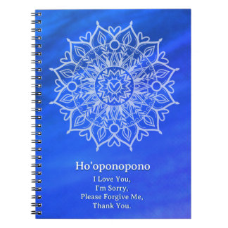 Ho'oponopono Vergevingsdagboek | Helder Blauw Notitieboek