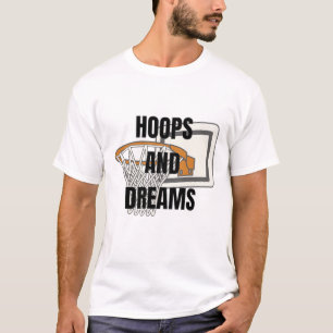 Hoops and Dreams - Basketbal Logo T-shirt