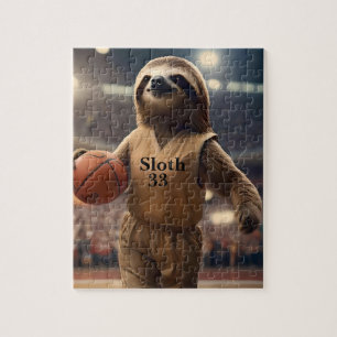 Hoops and Hangs: De Slam Dunking Luiaard, Legpuzzel