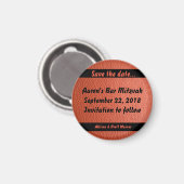 Hoops Bar Mitzvah Magnet Magneet (Voorkant / Achterkant)