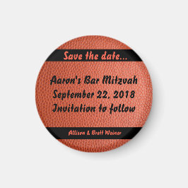 Hoops Bar Mitzvah Magnet Magneet