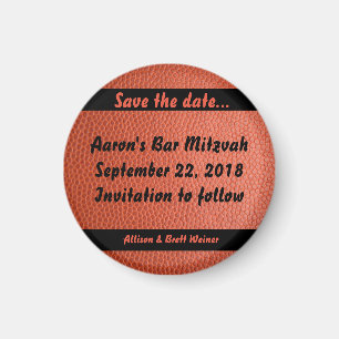 Hoops Bar Mitzvah Magnet Magneet