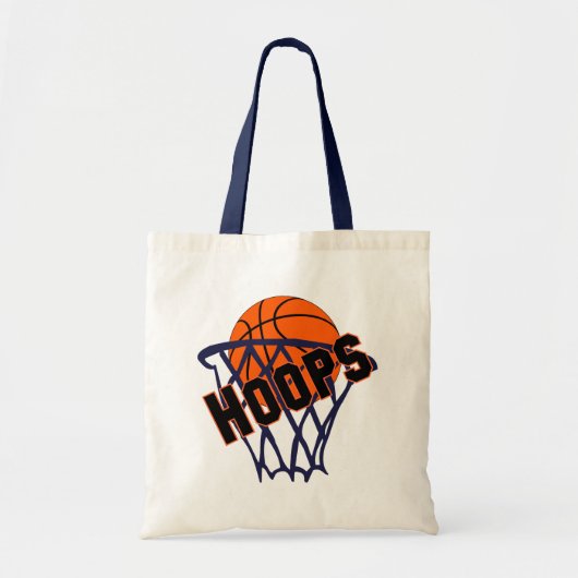 Hoops Basketbal & Net Tote Tas (Voorkant)