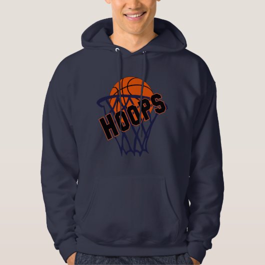 Hoops Basketball & Net Sweat - shirt à capuche mas (Devant)