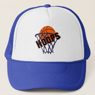 Hoops Basketball & Net Trucker Hat/Pet Pet