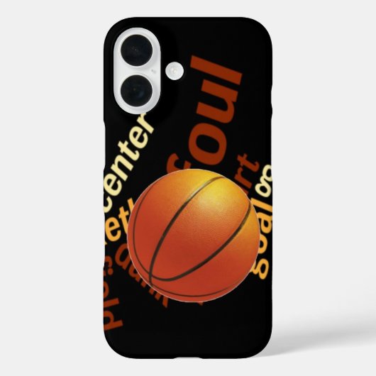 Hoops Basketball Sport Fanatics Case-Mate iPhone Case (Achterkant)