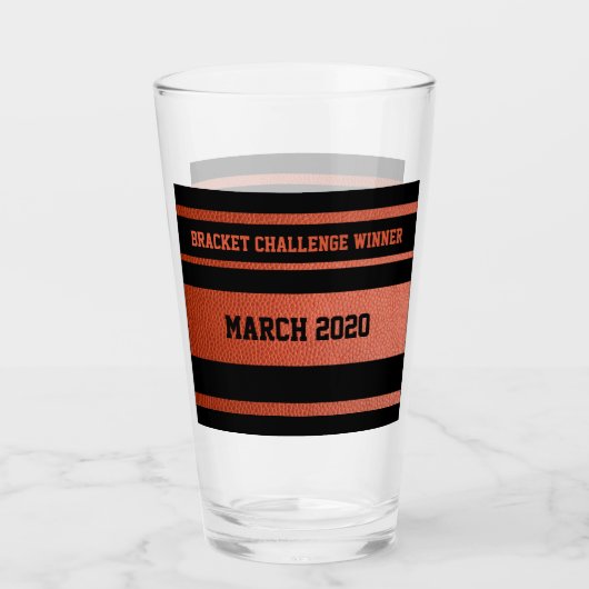 Hoops Bracket Challenge Winner Glass Glas (Voorkant)