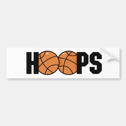 Hoops Bumpersticker (Voorkant)