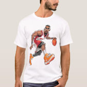 Hoops Master٫ Basketball Beat T-shirt (Voorkant)