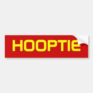 HOOPTIE BUMPERSTICKER
