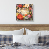 hoopvol aankondigen canvas afdruk (Insitu (Slaapkamer))