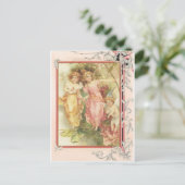 Hoopvol - Angels & Flowers Briefkaart (Staand voorkant)