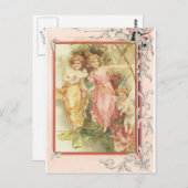 Hoopvol - Angels & Flowers Briefkaart (Voorkant / Achterkant)