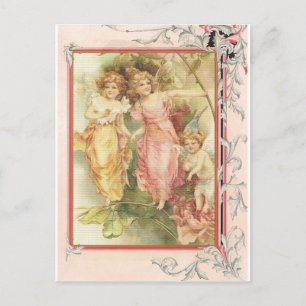 Hoopvol - Angels & Flowers Briefkaart