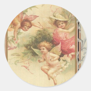 Hoopvol - Angels & Flowers Ronde Sticker