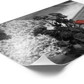 Hoopvol Gotisch Roos Foto Afdruk (Hoek)