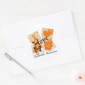 Hoopvolle blokken ronde sticker (Envelop)