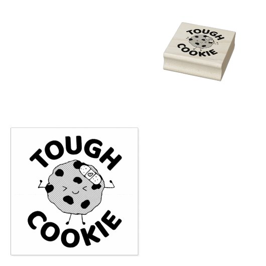 Hoopvolle koekjes, hoop dat je je beter kan voelen 	rubberstempel (Gestempeld)