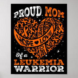 Hoopvolle trotse moeder van een leukemie-strijder  poster