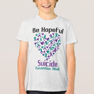 Hoopvolle Zelfmoordpreventie Bewustmaking Week 202 Tri-Blend Shirt