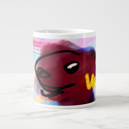 hoopvreugde extra grote beker (Voorkant)