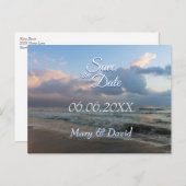Hoor de Waves Wedding Briefkaart (Voorkant / Achterkant)
